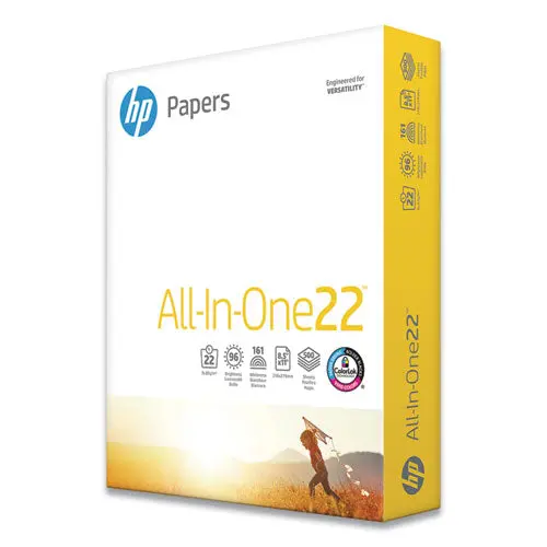 All-In-One22 Paper, 96 Bright, 22Lb, 8.5 X 11, White, 500-Ream 1