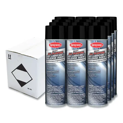 All Purpose Dry Lubricant And Release Agent, 12 Oz, Dozen 1