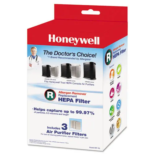Allergen Remover Replacement Hepa Filters, 3-Pack 1