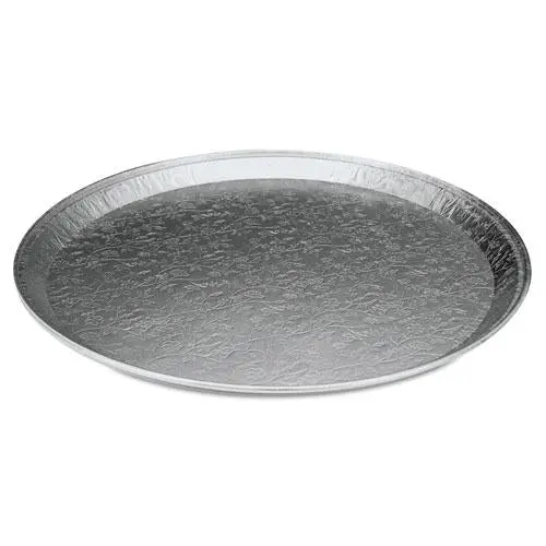 Aluminum Embossed Tray, 12" Diameter, 25/Carton 1