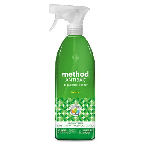 Antibac All-Purpose Cleaner, Bamboo, 28 Oz Spray Bottle, 8-Carton 1