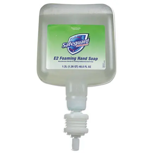 Antibacterial Foam Hand Soap, E-2 Formula, Unscented, 1,200 Ml Refill, 4-Carton 1