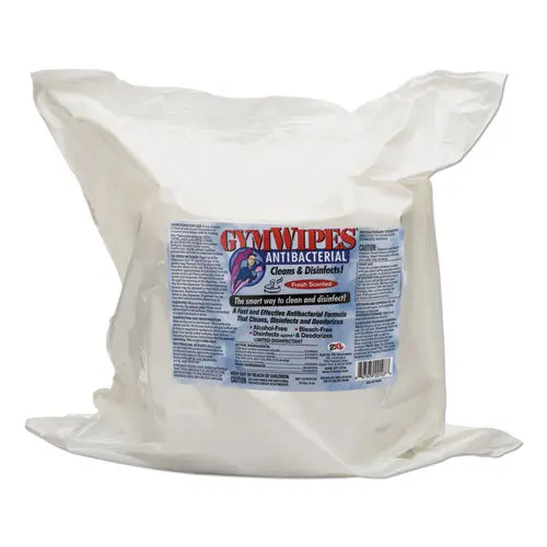 Antibacterial Gym Wipes Refill, 6 X 8, 700 Wipes-Pack, 4 Packs-Carton 1
