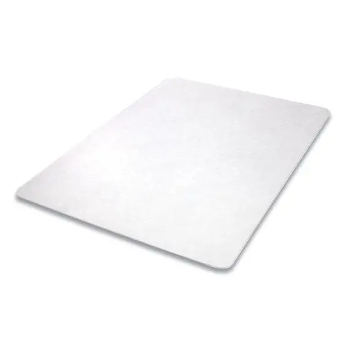 Antimicrobial Chair Mat, Medium Pile Carpet, 60 X 46, Rectangular, Clear 1