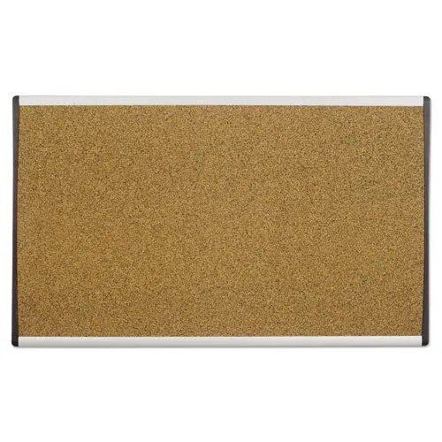 Arc Frame Cork Cubicle Board, 14 X 24, Tan, Aluminum Frame 1