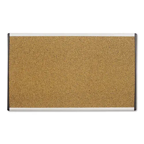 Arc Frame Cork Cubicle Board, 18 X 30, Tan, Aluminum Frame 1