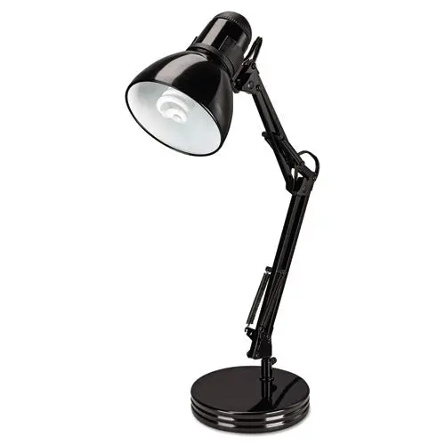 Architect Desk Lamp, Adjustable Arm, 6.75"W X 11.5"D X 22"H, Black 1