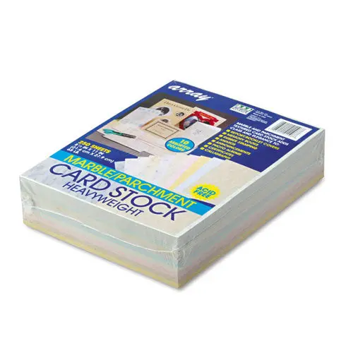 Array Card Stock, 65Lb, 8.5 X 11, Assorted, 250-Pack 1