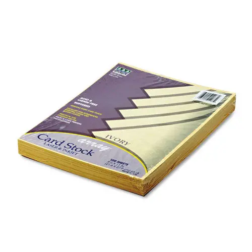 Array Card Stock, 65Lb, 8.5 X 11, Ivory, 100-Pack 1