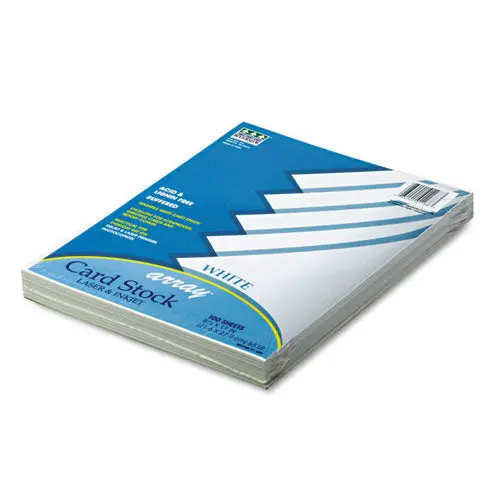 Array Card Stock, 65Lb, 8.5 X 11, White, 100-Pack 1
