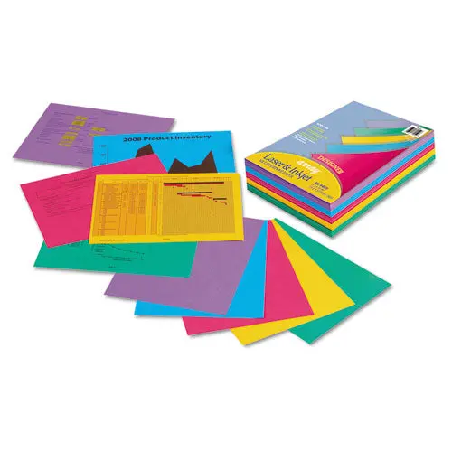 Array Colored Bond Paper, 20Lb, 8.5 X 11, Assorted Pastel Colors, 500-Ream 2