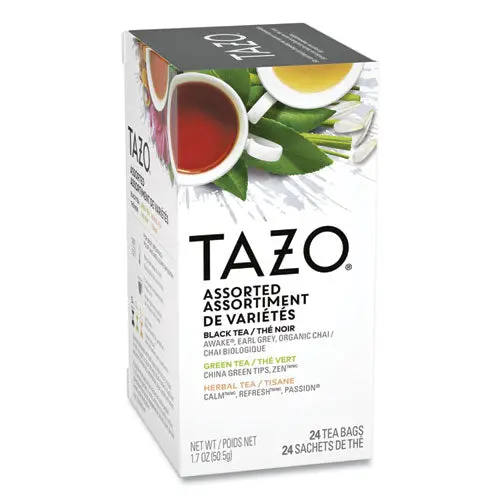 Assorted Tea Bags, Three Each Flavor, 24-Box 1