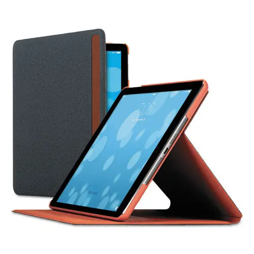Austin Ipad Air Case, Polyester, Gray-Orange 1