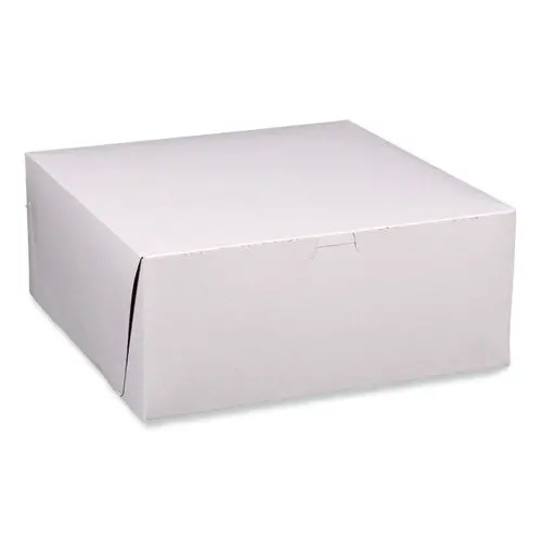 Bakery Boxes, 14 X 14 X 6, White, Paper, 50/Carton 1