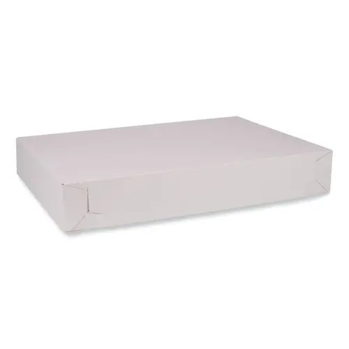 Bakery Boxes, 26 X 18.5 X 4, White, Paper, 50/Carton 1