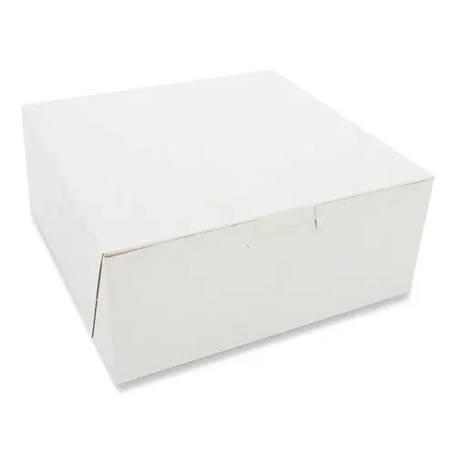 Bakery Boxes, 7 X 7 X 3, White, Paper, 250/Carton 1
