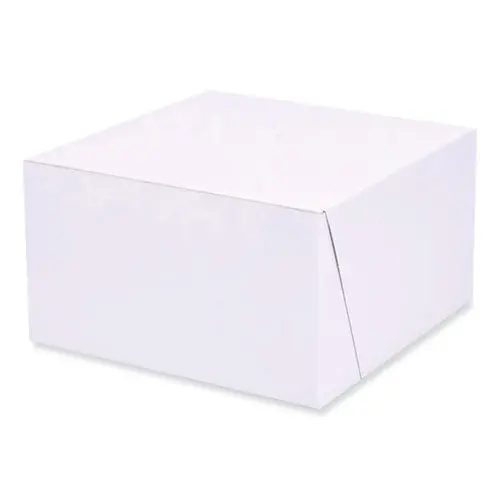 Bakery Boxes, 7 X 7 X 4, White, Paper, 250/Carton 1