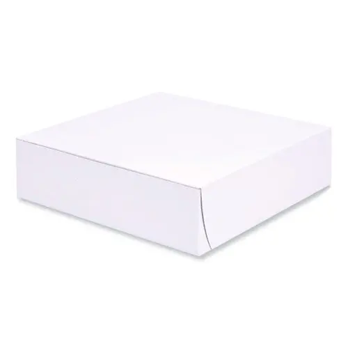 Bakery Boxes, 9 X 9 X 2.5, White, Paper, 250/Carton 1