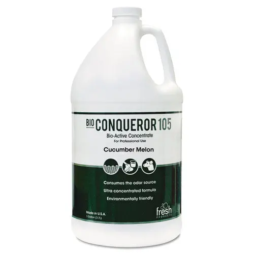 Bio Conqueror 105 Enzymatic Odor Counteractant Concentrate, Cucumber Melon, 1 Gal, 4-Carton 1