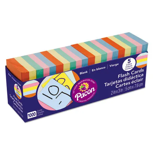 Blank Flash Card Dispenser Boxes, 2W X 3H, Assorted, 1000-Pack 1