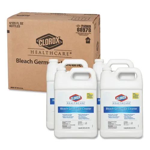 Bleach Germicidal Cleaner, 128 Oz Refill Bottle, 4-Carton 1