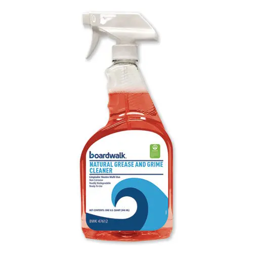 Boardwalk Green Natural Grease And Grime Cleaner, 32 Oz Spray Bottle 1