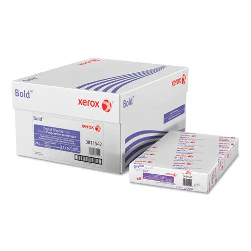 Bold Digital Printing Paper, 98 Bright, 24Lb, 8.5 X 14, White, 500 Sheets-Ream, 8 Reams-Carton 1