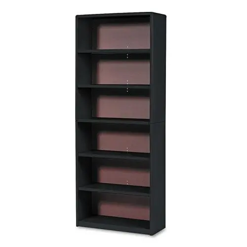 Bookcase,6Shf,80"H,Bk 1