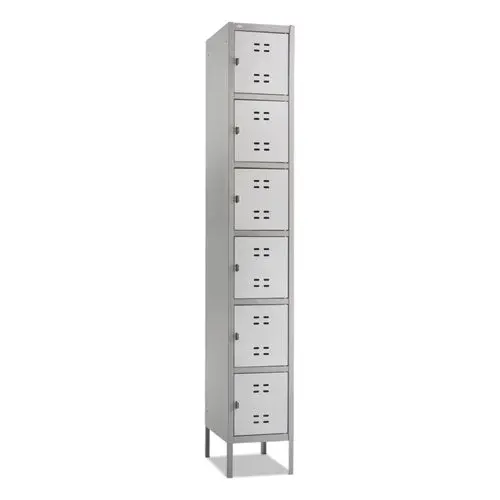 Box Locker, 12W X 18D X 78H, Two-Tone Gray 1