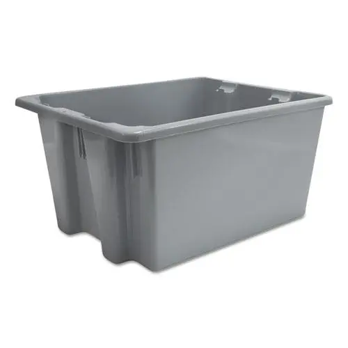 Box,1.3 Cu Ft,Tote,Gy 1