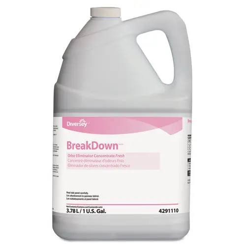 Breakdown Odor Eliminator, Fresh Scent, Liquid, 1 Gal Bottle 1