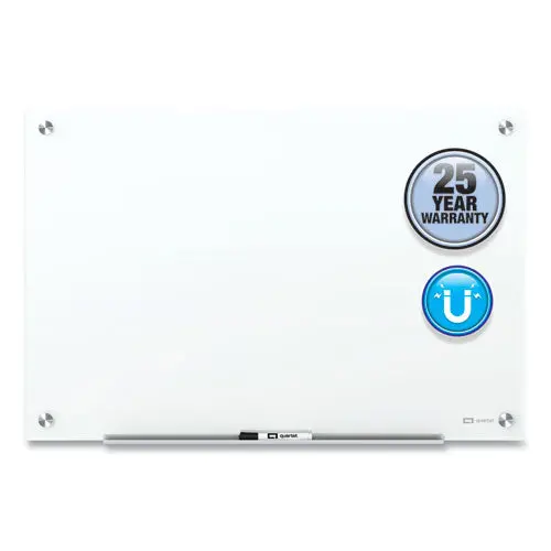 Brilliance Glass Dry-Erase Boards, 48 X 36, White Surface 1