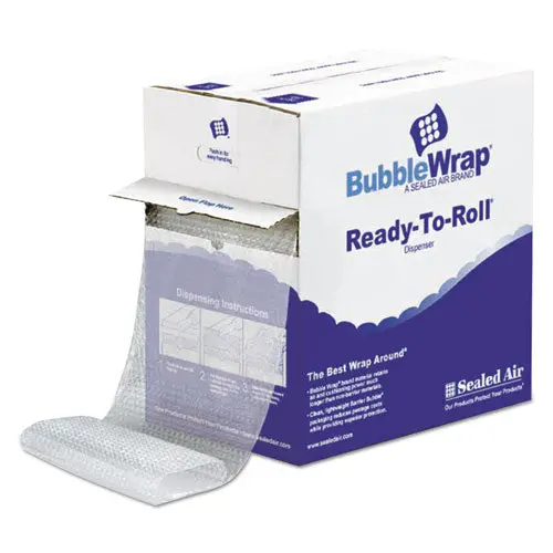 Bubble Wrap Cushioning Material In Dispenser Box, 3-16" Thick, 12" X 175 Ft. 1