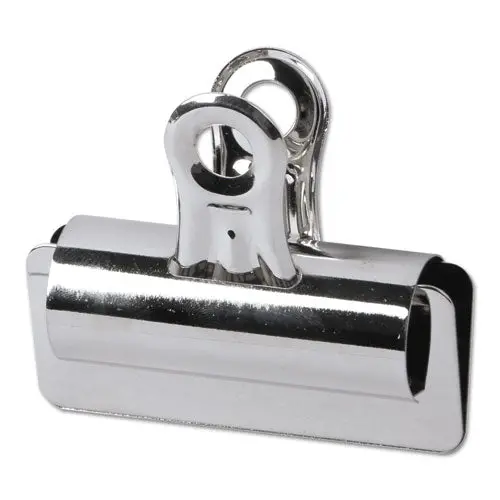 Bulldog Clips, Large, Nickel-Plated, 12-Pack 1