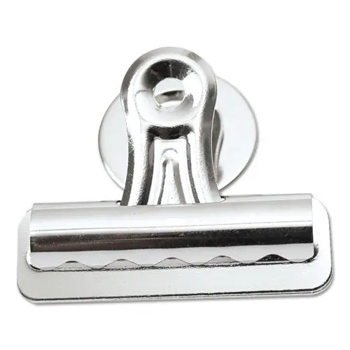 Bulldog Magnetic Clips, Medium, Nickel-Plated, 12-Pack 1