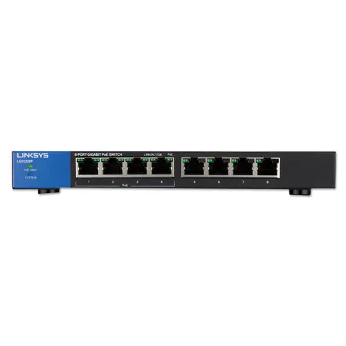 Business Desktop Gigabit Poe+ Switch, 8 Ports 1