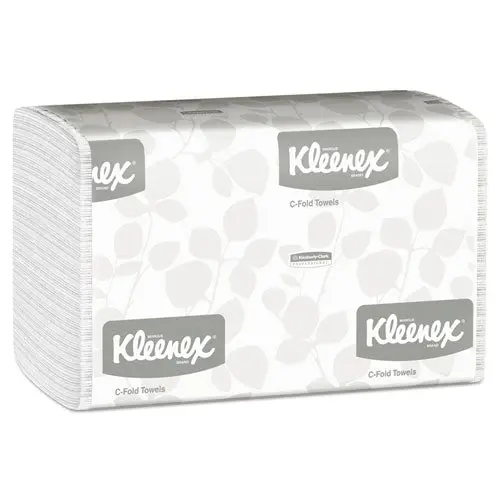C-Fold Paper Towels, 10 1-8 X 13 3-20, White, 150-Pack, 16 Packs-Carton 1