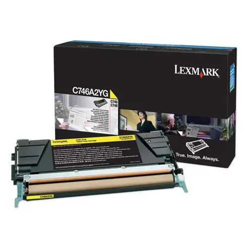 C746a2yg Toner, 7000 Page-Yield, Yellow 1