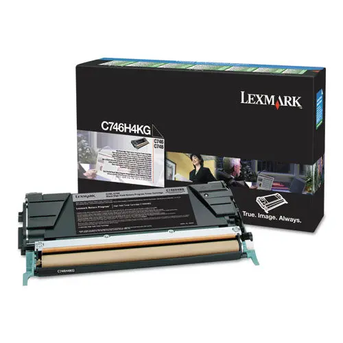 C746h4kg Return Program High-Yield Toner, 12000 Page-Yield, Black, Taa Compliant 1