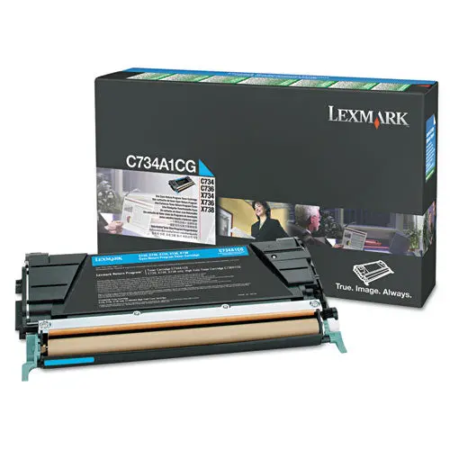 C748h1cg Return Program High-Yield Toner, 10000 Page-Yield, Cyan 1