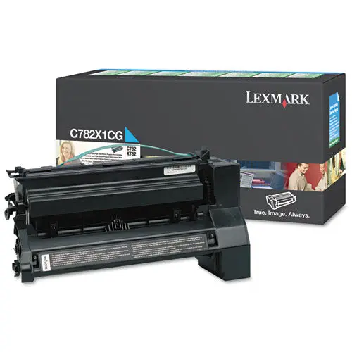 C782x1cg Extra High-Yield Toner, 15000 Page-Yield, Cyan 1