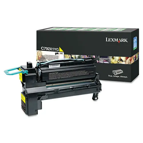 C792x1yg Return Program Extra High-Yield Toner, 20000 Page-Yield, Yellow 1