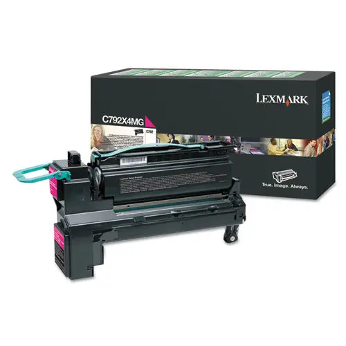 C792x4mg (C792) Return Program Extra High-Yield Toner, Magenta 1