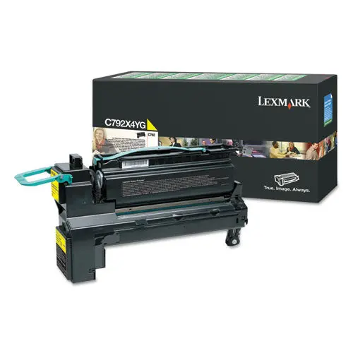 C792x4yg (C792) Return Program Extra High-Yield Toner, Yellow 1
