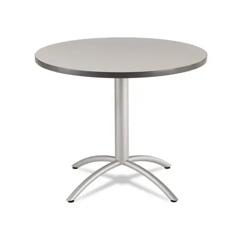 Caféworks Table, 36 Dia X 30H, Gray-Silver 1