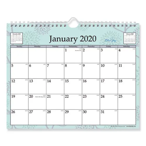 Calendar,Wall,Rue,11X8.75 1