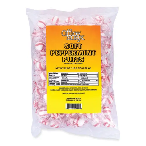 Candy Assortments, Soft Peppermint Puffs, 22 Oz Bag 1