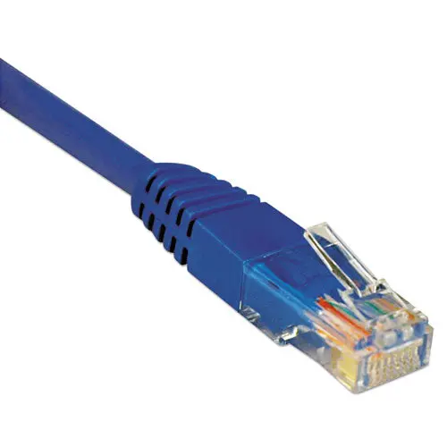 Cat5e 350Mhz Molded Patch Cable, Rj45 (M-M), 14 Ft., Blue 1