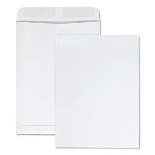 Catalog Envelope, #10 1-2, Square Flap, Gummed Closure, 9 X 12, White, 100-Box 1