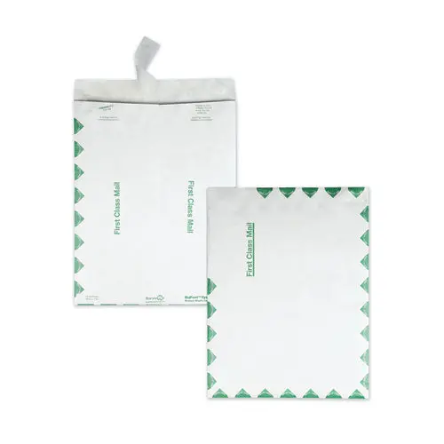 Catalog Mailers, Dupont Tyvek, #13 1-2, Squar Flap, Redi-Strip Closure, 10 X 13, White, 100-Box 1